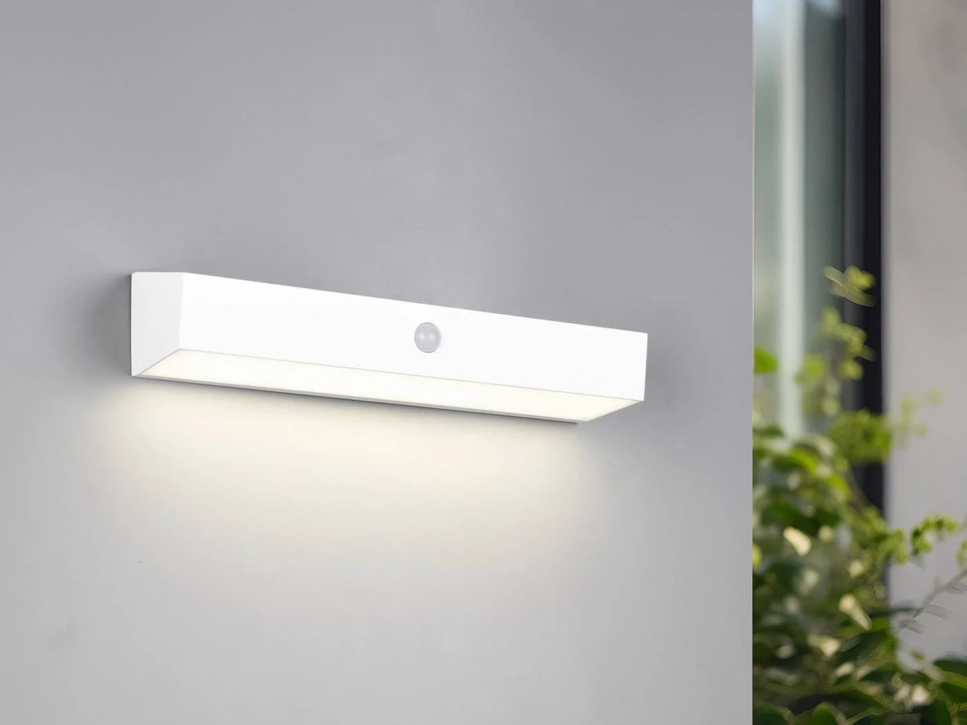 Reality Leuchten LED Solarleuchte 2er Set mit Bewegungsmelder Weiß - Bild 5