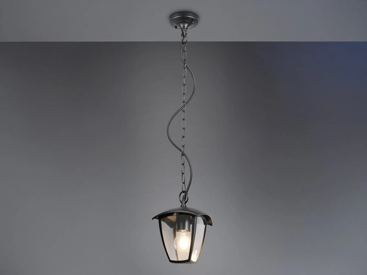 TRIO Leuchten LED Außen-Deckenleuchte Schwarz Landhausstil - Bild 3
