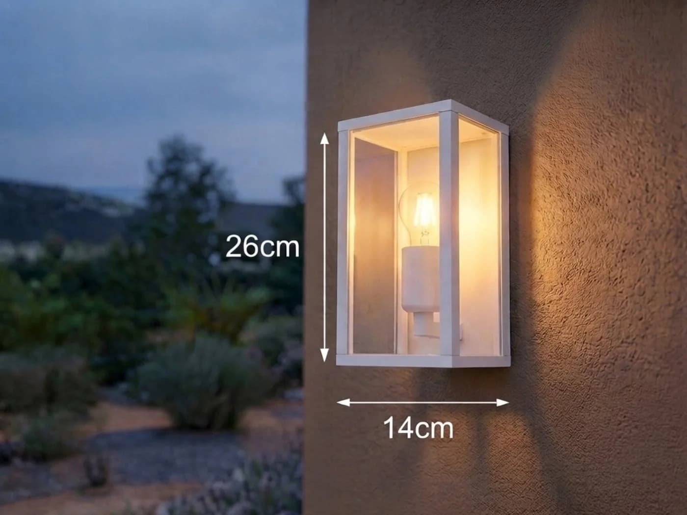 TRIO Leuchten LED Außen-Wandleuchte Weiß Aluminium mit Glas - Bild 4