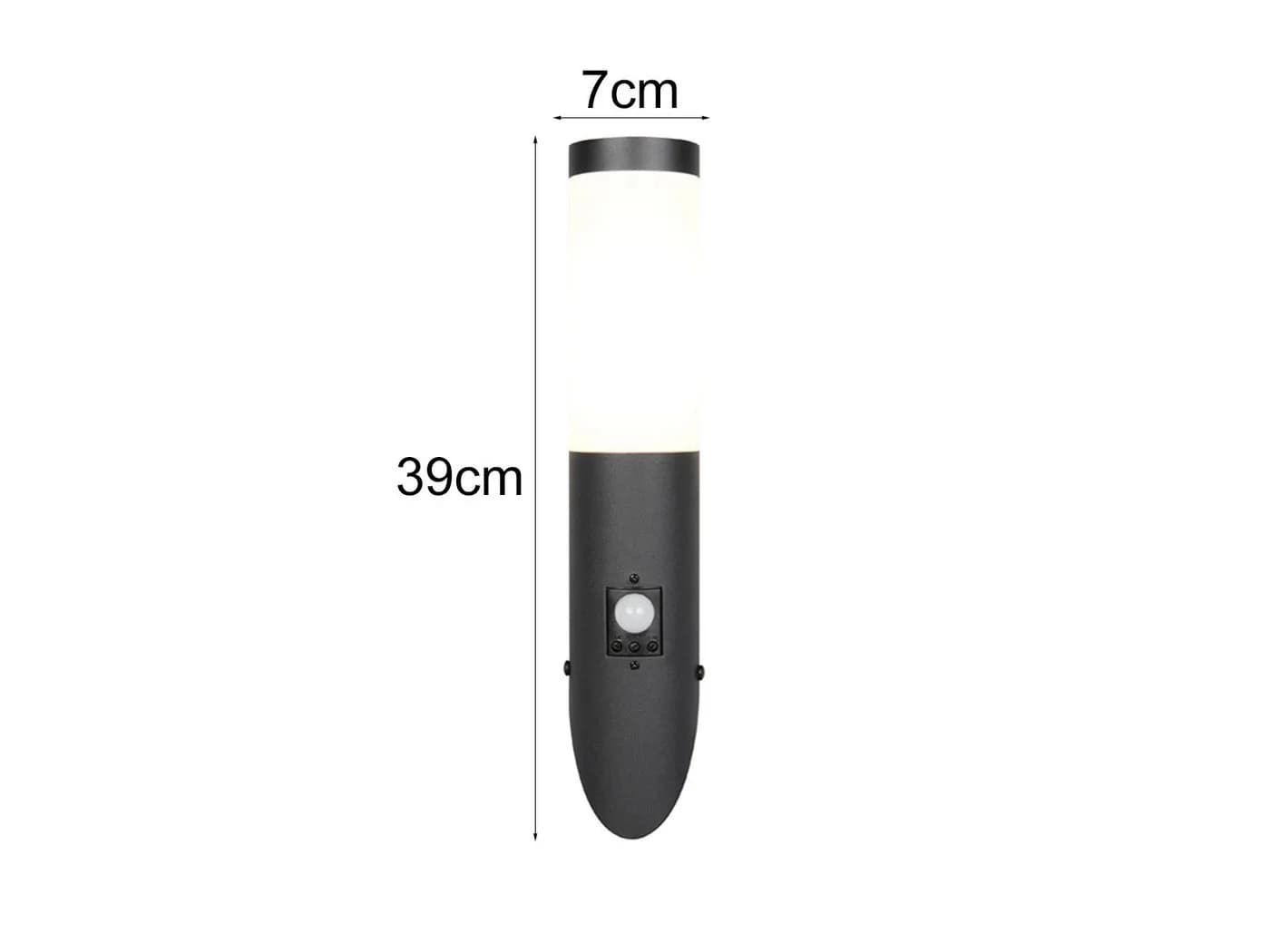 TRIO LED Außen-Wandleuchte 2er Set Schwarz Edelstahl mit Bewegungsmelder - Bild 3