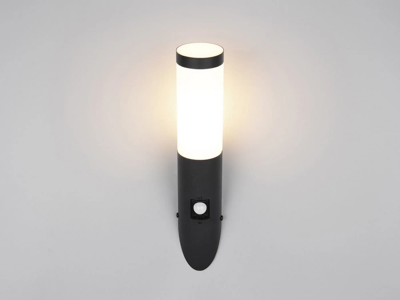 TRIO LED Außen-Wandleuchte 2er Set Schwarz Edelstahl mit Bewegungsmelder - Bild 5
