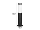TRIO Leuchten LED Sockelleuchte Schwarz 45cm Wegbeleuchtung Garten Bild 4