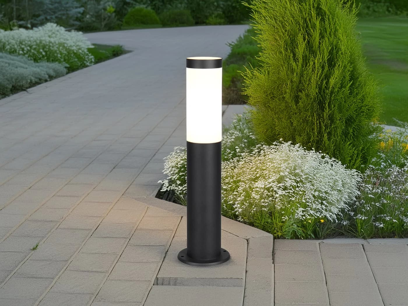 TRIO Leuchten LED Sockelleuchte Schwarz 45cm Wegbeleuchtung Garten - Bild 5