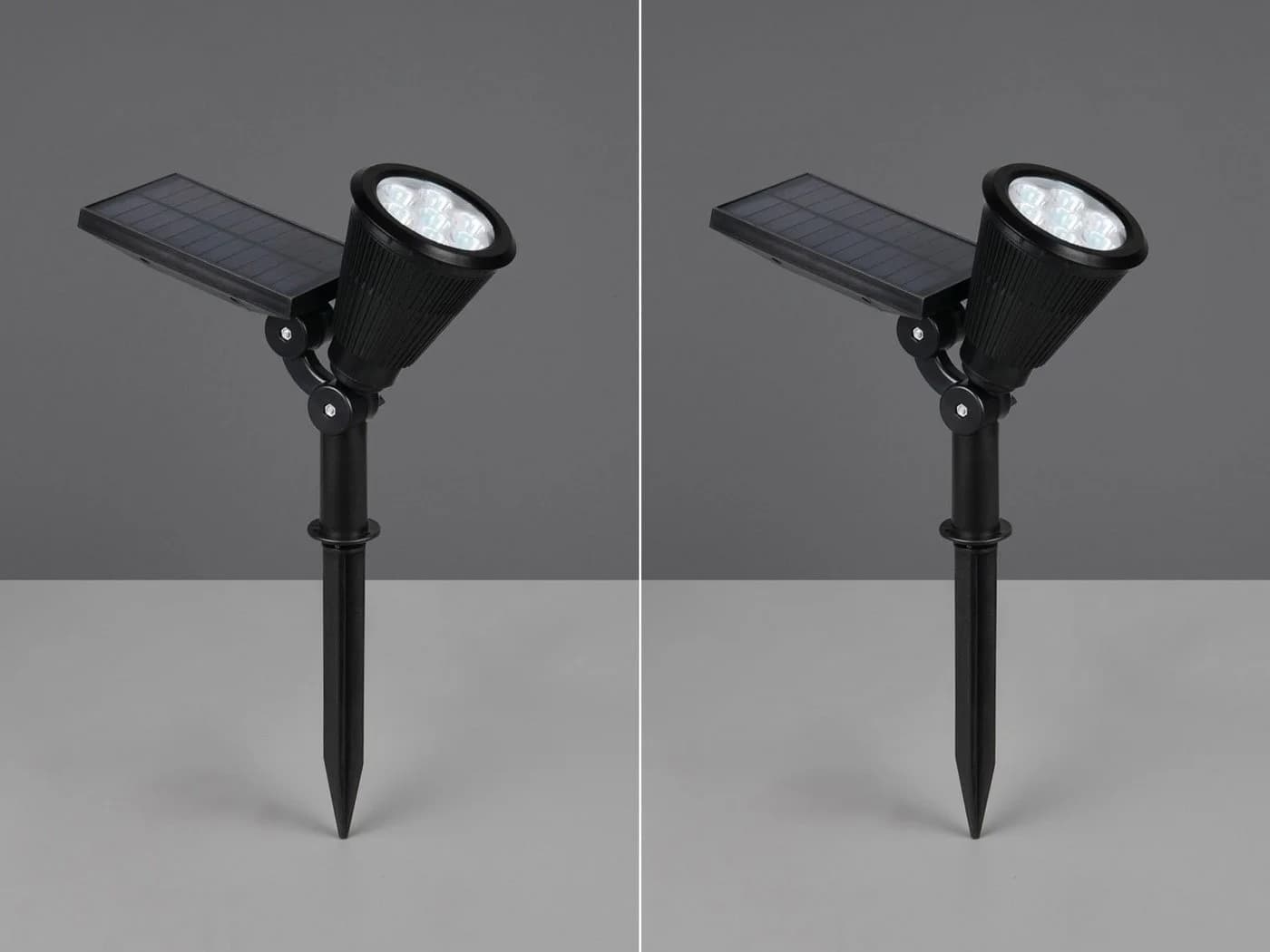 Reality Leuchten LED Gartenstrahler RGB Solar 2er Set - Bild 3