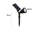 Reality Leuchten LED Gartenstrahler RGB Solar 2er Set Bild 4