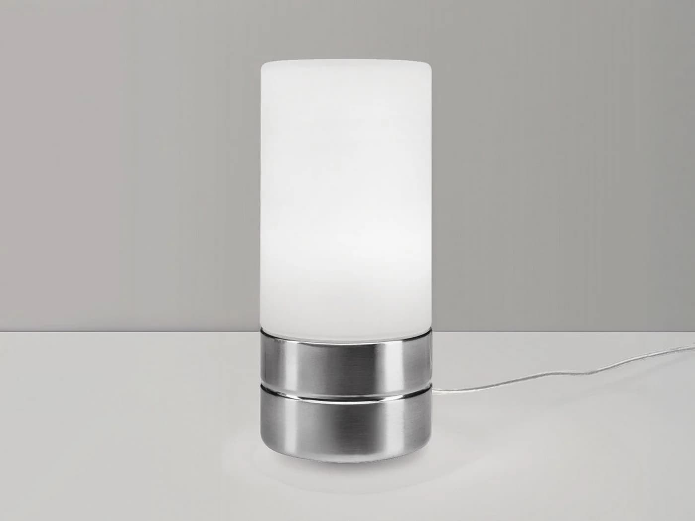 meineWunschleuchte Tischleuchte Silber-Weiß LED Dimmbar Touch - Bild 3