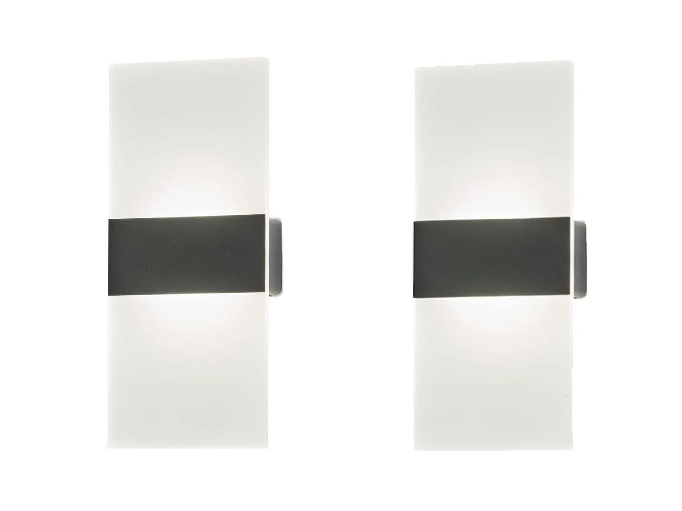 easy! BY FHL LED Wandleuchte, Dimmfunktion, Warmweiß, 2er SET kabellose Akku-Lampen Innen, USB aufladbar - Bild 2