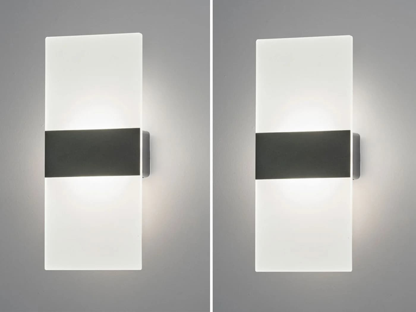 easy! BY FHL LED Wandleuchte, Dimmfunktion, Warmweiß, 2er SET kabellose Akku-Lampen Innen, USB aufladbar - Bild 3