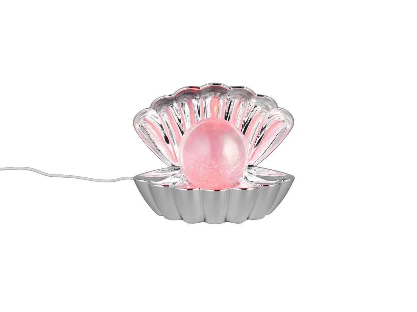 Reality Leuchten USB-Tischleuchte Muschel-Lampe RGB & Glitzerkugel - Bild 2