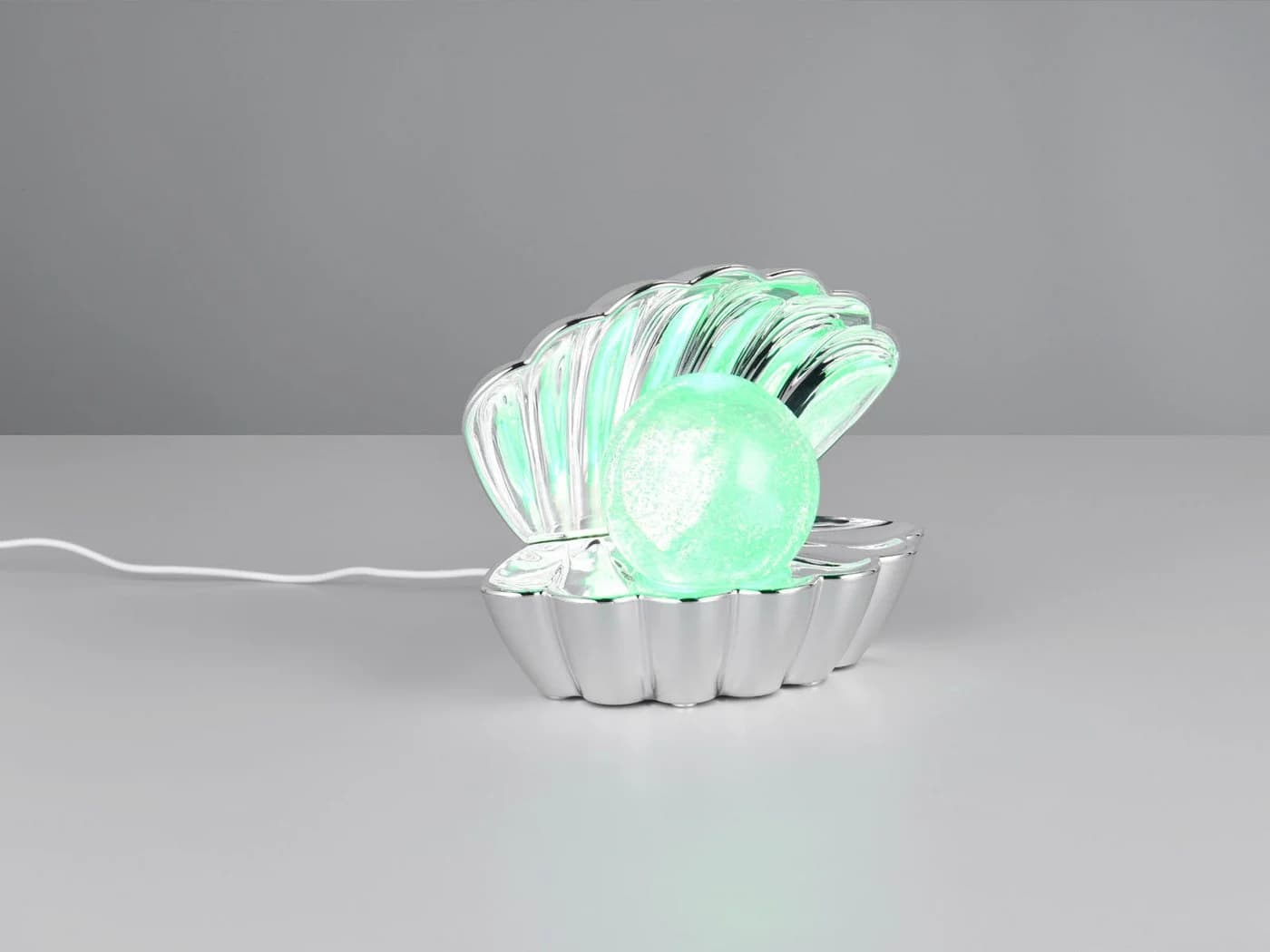Reality Leuchten USB-Tischleuchte Muschel-Lampe RGB & Glitzerkugel - Bild 5