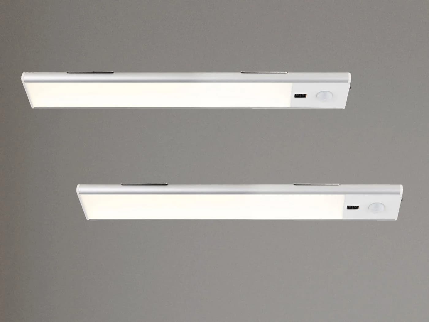 GLOBO LIGHTING LED Unterbauleuchte, Gestensteuerung, Neutralweiß, 2er SET Akku-Lampen kabellos mit Magnet, Küchen Unterbaulichter, 24cm - Bild 3