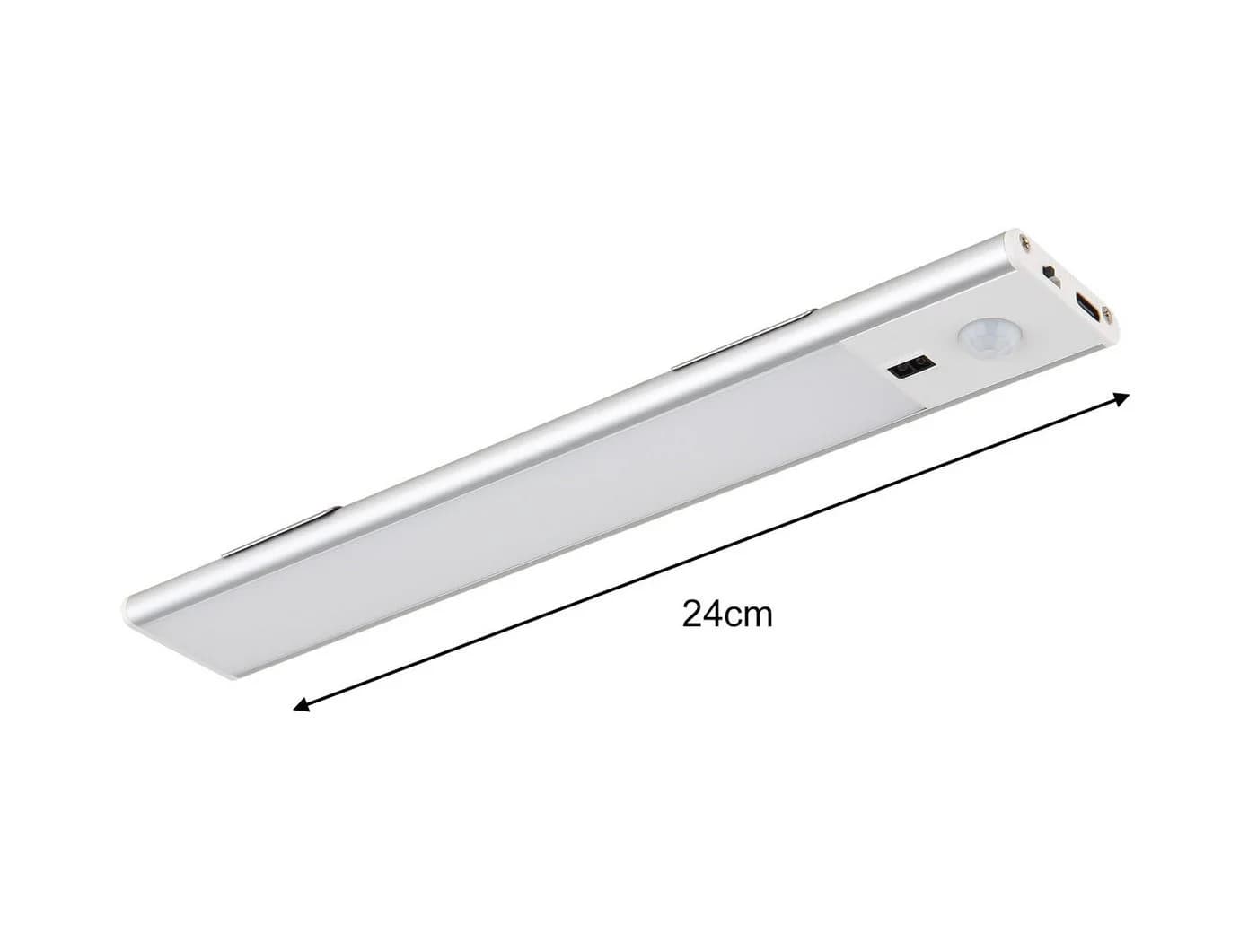 GLOBO LIGHTING LED Unterbauleuchte, Gestensteuerung, Neutralweiß, 2er SET Akku-Lampen kabellos mit Magnet, Küchen Unterbaulichter, 24cm - Bild 4