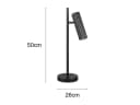 TRIO Leuchten LED Nachttischlampe Dimmfunktion Warmweiß 50cm Bild 4