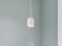 Reality Leuchten LED Pendelleuchte Weiß Dimmbar E27 Bild 1