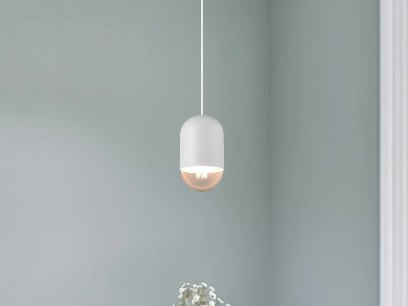 Reality Leuchten LED Pendelleuchte Weiß Dimmbar E27