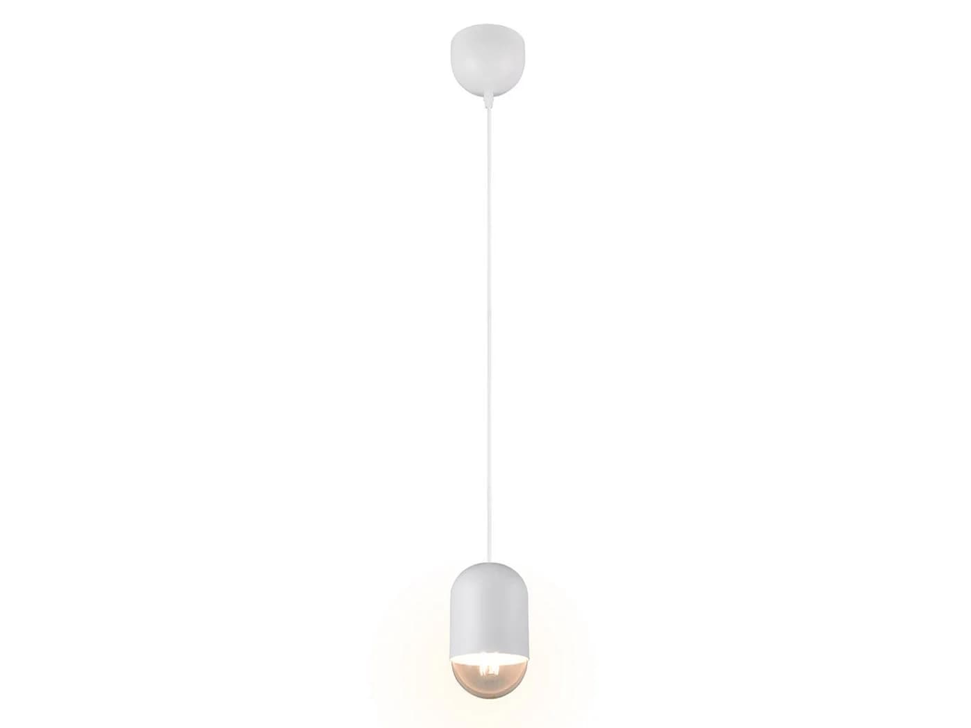 Reality Leuchten LED Pendelleuchte Weiß Dimmbar E27 - Bild 2