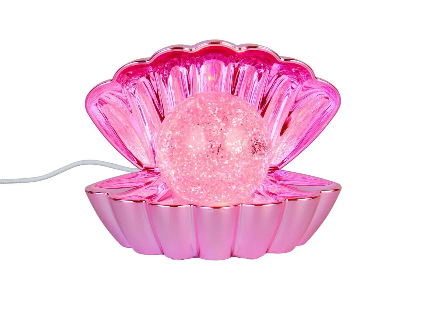 Reality Leuchten USB-Tischleuchte Muschel-Lampe RGB & Glitzerkugel - Bild 2