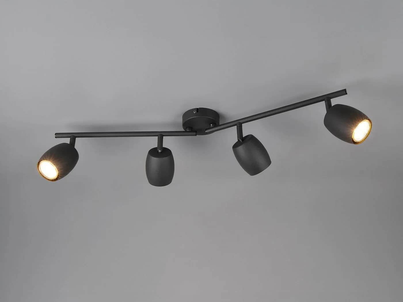 Reality Leuchten LED Deckenstrahler Warmweiß 4 Spots