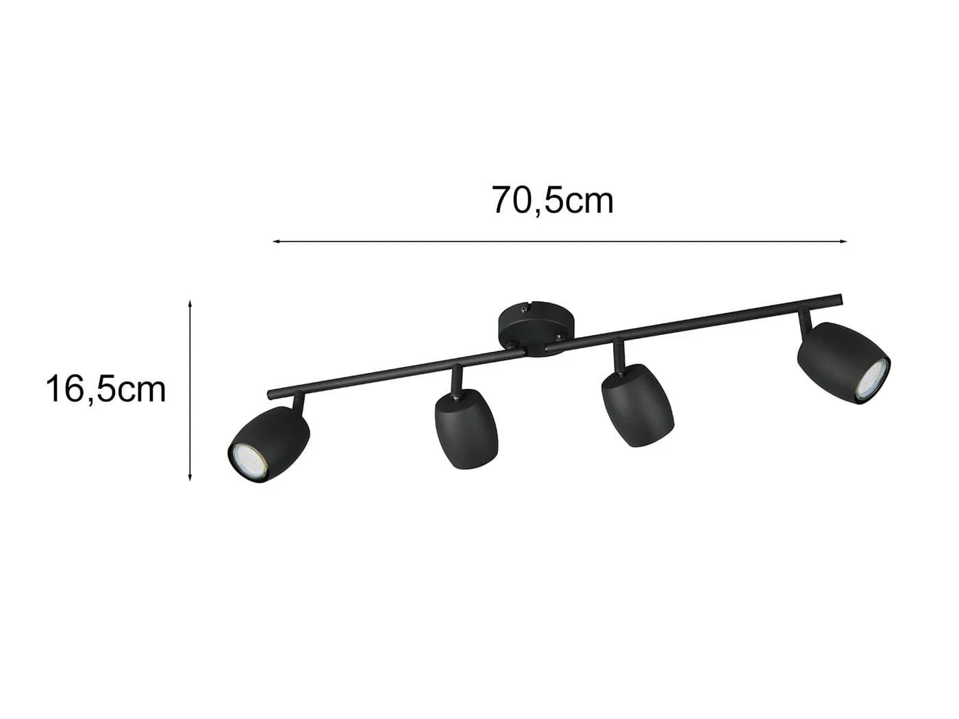 Reality Leuchten LED Deckenstrahler Warmweiß 4 Spots - Bild 3