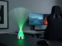 Reality Leuchten LED Dekolicht Farbwechsel 70er Jahre Glas-Faserlampe Bild 1