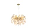 GLOBO LIGHTING LED Kronleuchter Kristall Gold Dimmbar 80cm Bild 2