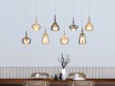 TRIO Leuchten LED Pendelleuchte 8-flammig Glas Dimmfunktion Warmweiß Bild 1