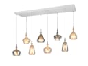 TRIO Leuchten LED Pendelleuchte 8-flammig Glas Dimmfunktion Warmweiß Bild 2