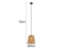 Reality Leuchten LED Pendelleuchte Papiergarn Boho Style Bild 4