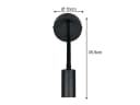 Reality Leuchten LED Leselampe Schwarz Schwanenhals dimmbar Bild 4