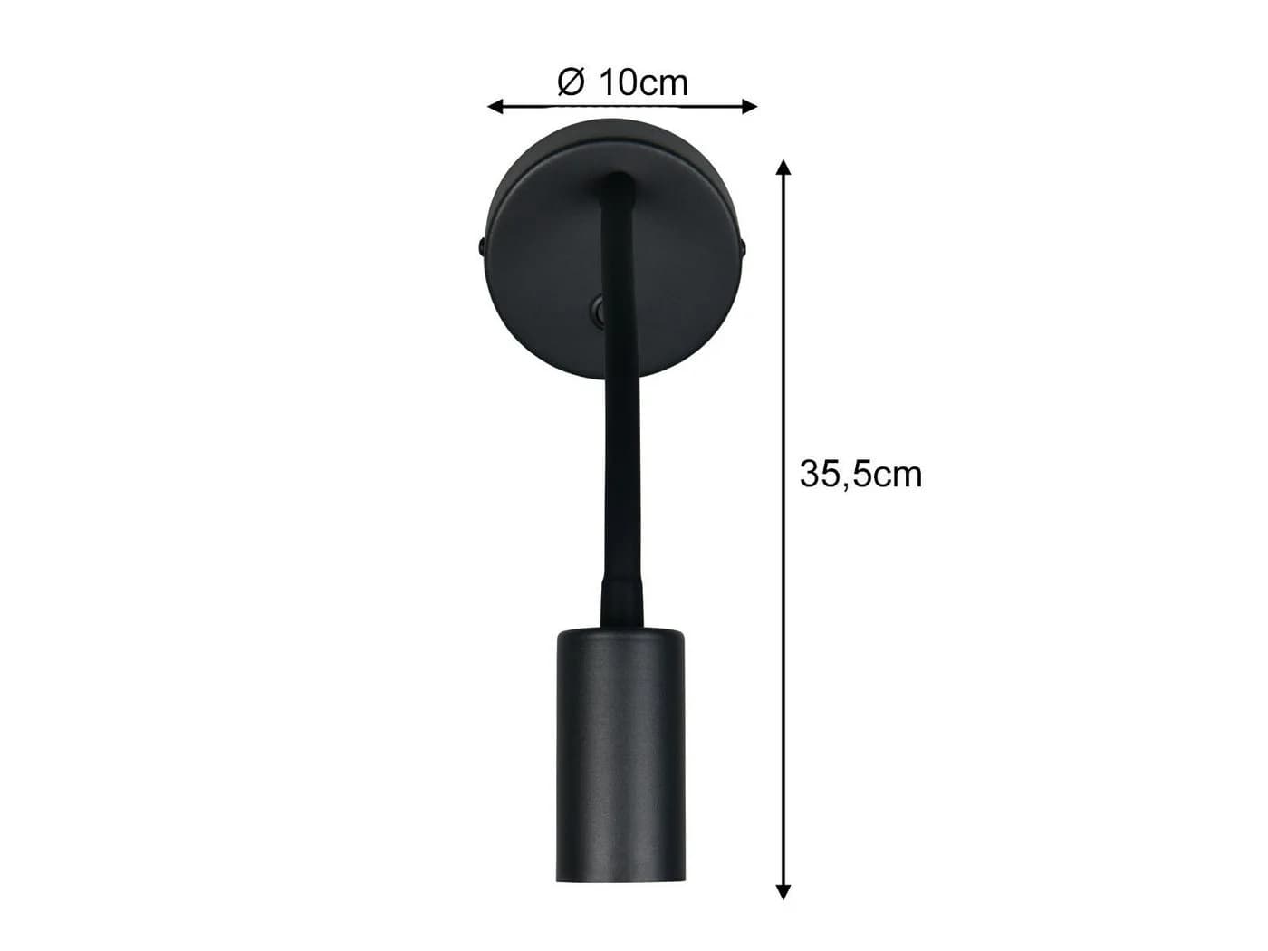Reality Leuchten LED Leselampe Schwarz Schwanenhals dimmbar - Bild 4
