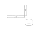Trio Leuchten Lampenschirm Ø 40cm E27 Weiß Bild 4