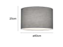 Trio Leuchten Lampenschirm aus Stoff Ø 40cm für E27 Fassung Bild 3