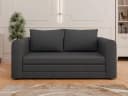 Homesy Schlafsofa Arelis 2-Sitzer mit Bettfunktion Grau Bild 3