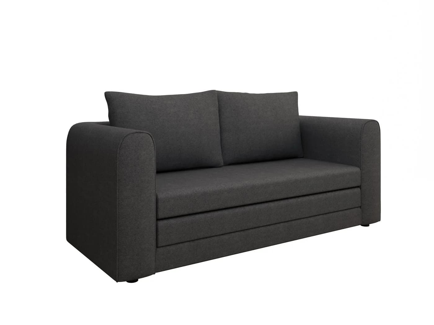 Homesy Schlafsofa Arelis 2-Sitzer mit Bettfunktion Grau - Bild 5