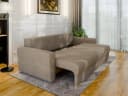 Homesy Schlafsofa ELMA mit Bettfunktion und Bettkasten Beige Bild 4