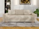 Homesy Schlafsofa ELMA mit Bettfunktion und Bettkasten Beige Bild 3