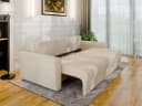 Homesy Schlafsofa ELMA mit Bettfunktion und Bettkasten Beige Bild 5
