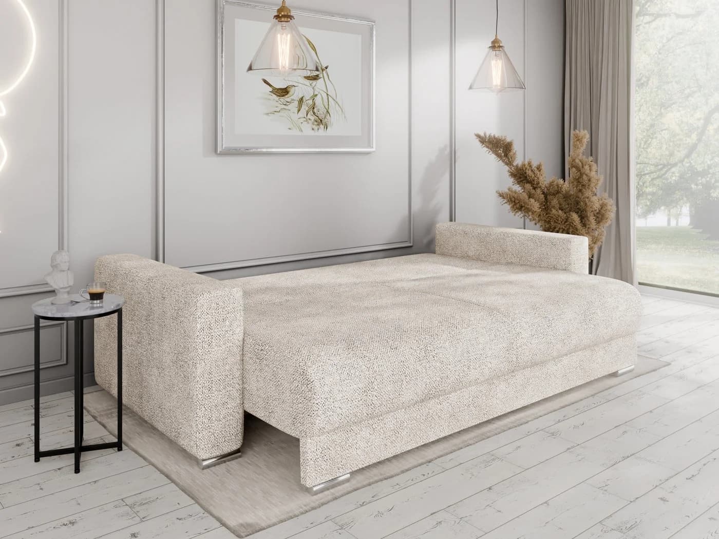 PANDA MÖBEL GmbH Schlafsofa CALMA 3-Sitzer Moderner Stil - Bild 3