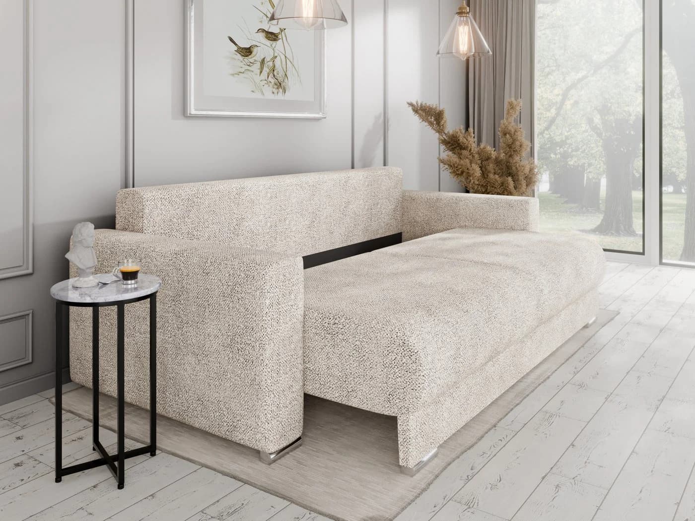 PANDA MÖBEL GmbH Schlafsofa CALMA 3-Sitzer Moderner Stil - Bild 4