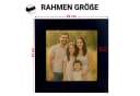 CABBEL Bilderrahmen 10x10 cm Schwarz MDF Modern Bild 3