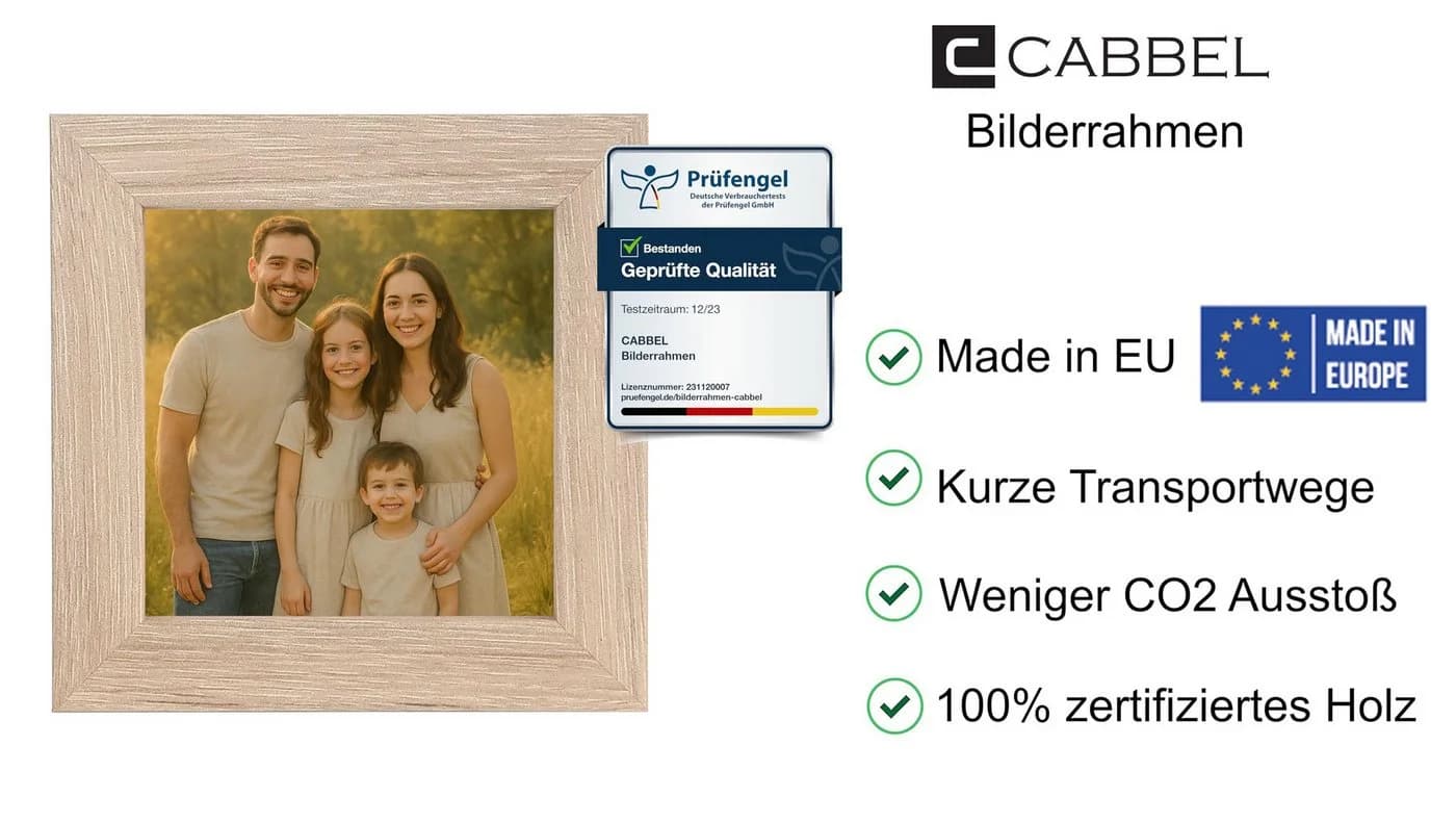 CABBEL Bilderrahmen MDF Modern Beige 10x10 cm
