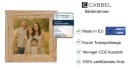 CABBEL Bilderrahmen MDF Holz 10x10 cm Modern Braun Bild 1