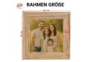CABBEL Bilderrahmen MDF Holz 10x10 cm Modern Braun Bild 3