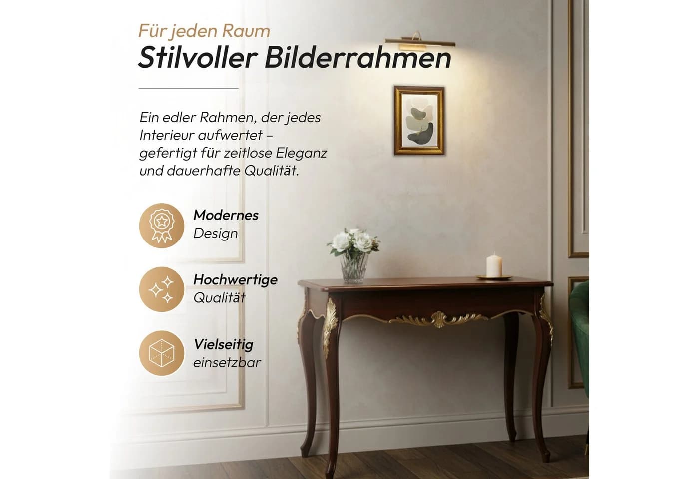 CABBEL AVI Bilderrahmen Barock Vintage Gold