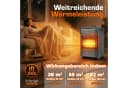 TRESKO Heizstrahler 4200 W Gasheizung Anthrazit Bild 3
