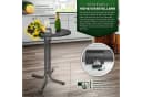 tillvex® Stehtisch klappbar Bistrotisch rund Partytisch Gartentisch Bild 4