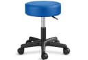 TRESKO Drehhocker Rollhocker höhenverstellbar, 10 cm Dicke Polsterung, Arbeitshocker 360° drehbar Bild 2