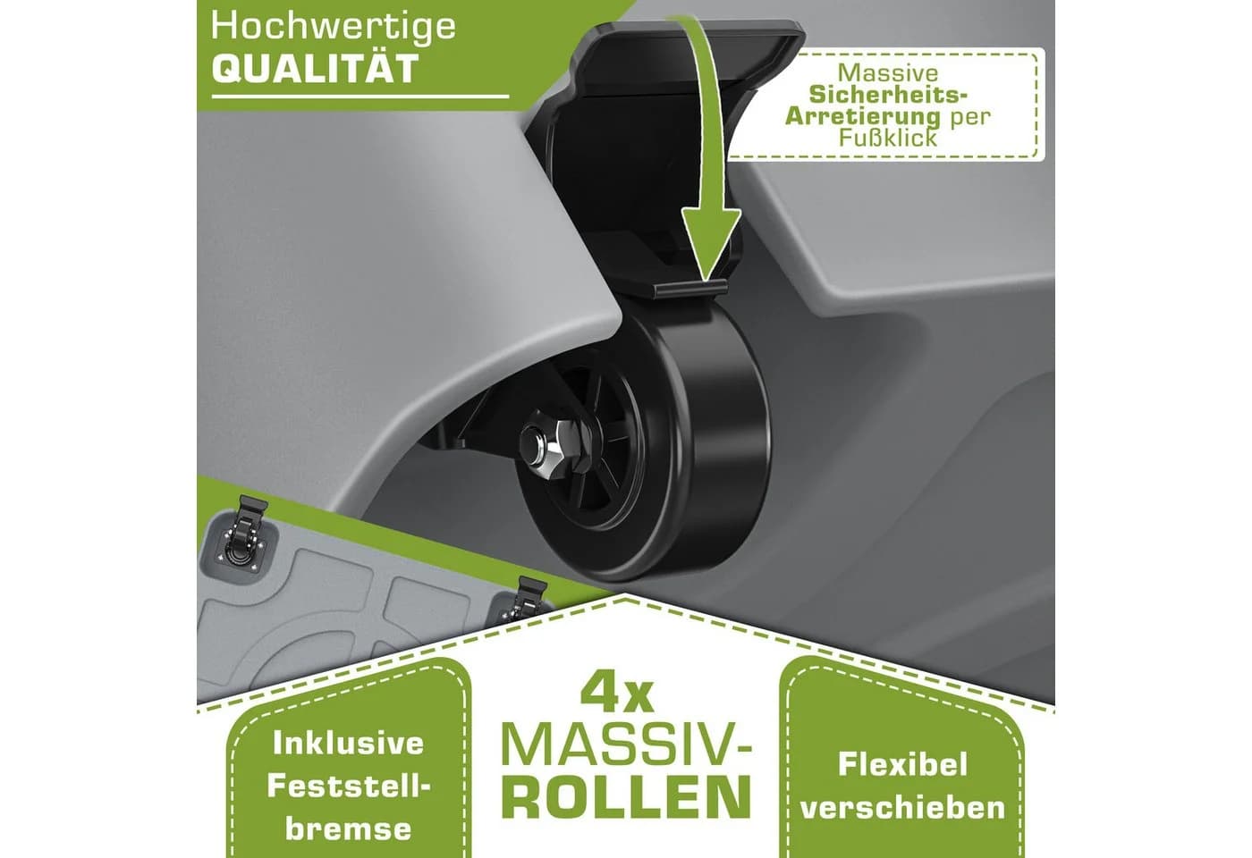 tillvex Sonnenschirmständer PAVERA rollbar 37L/56kg - Bild 4