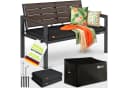 tillvex Gartenbank Holzoptik 300kg belastbar Bild 2