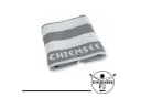 Chiemsee Frottier Handtuch 100% Baumwolle gestreift silber Logo Bild 2